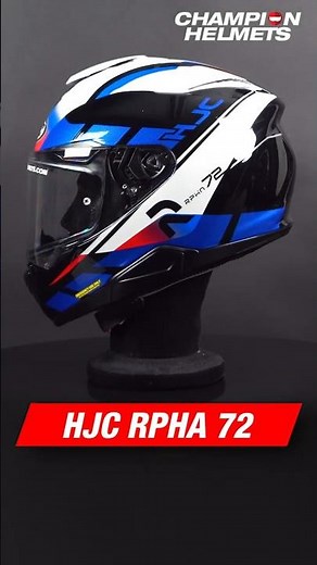 HJC RPHA 72 Value White-Blue-Red MC21 - Showcase #hjc #rpha72 #hjchelmet #sportbike