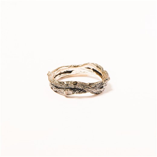 Valentine Twig Ring 925 Sterling Silver Branch Band Rustic Jewelry Handcrafted Nature Theme - Etsy