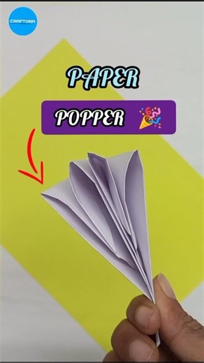 How to make paper b*mb 💣 toy,paper popper 🎉 making trick,#origami #shorts #diy