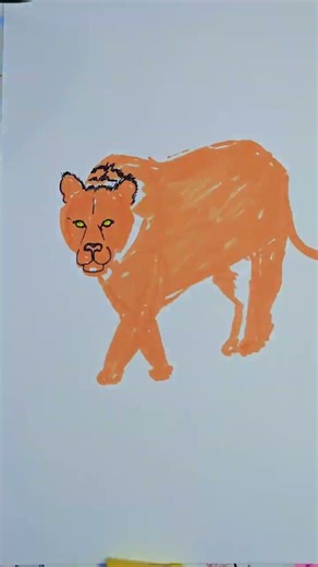 How to draw a tiger. Learn to draw together. Learn to draw by yourself. I am serious about drawi