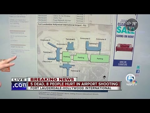 Fort Lauderdale Hollywood International Airport map explained