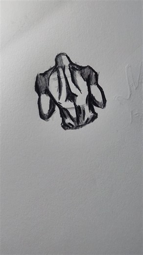 Drawing Male back✨ #tutorials #howtodraw #sketch #head #drawing #art #shorts