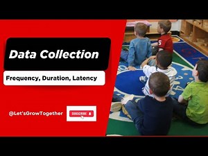 Lesson 9 Data Collection: Frequency Duration Latency