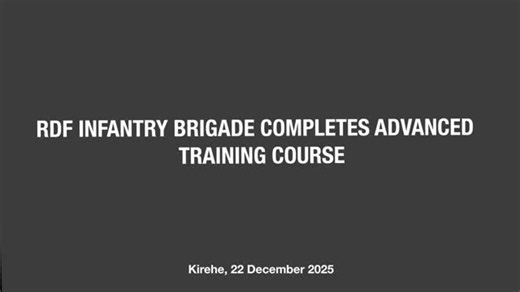 Oscar🪖 on Instagram: "RDF Infantry Brigade completes advanced training course at Nasho Basic Military Training Centre"