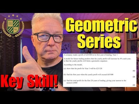 Geometric Sequences & Series (Q5 A2 P1 Edexcel 2021)