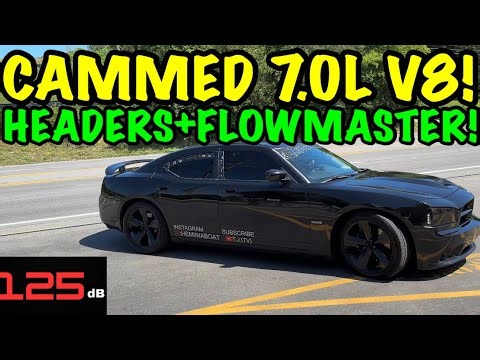 CAMMED 7.0L HEMI SRT/8 w/ HEADERS & FLOWMASTER OUTLAWS!