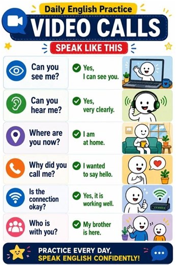 Daily English Practice | Video Calls