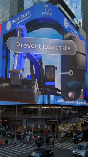 Samsara on Instagram: "📍 The Asset Tag made it to NYC. Next stop: every job site where visibility matters."