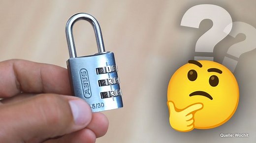 Abus Zahlenschloss: Code vergessen - so reagieren Sie richtig