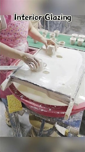 Ceramic Mug Production Process #factoryproducts#diy