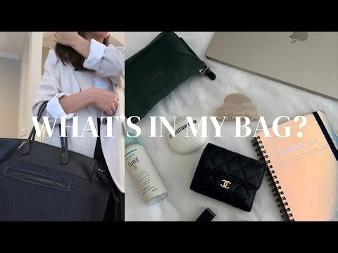 【What's in my corporate work bag?】corporate girl work essentials 👩‍💻 | favorite items✨