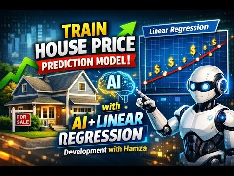 How to train a house price prediction model in AI with [LINEAR REGRESSION]