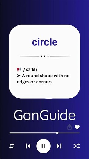 A2 English Word: CIRCLE | Meaning & Pronunciation