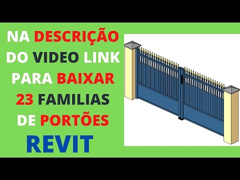 23 Familias de portões para baixar revit