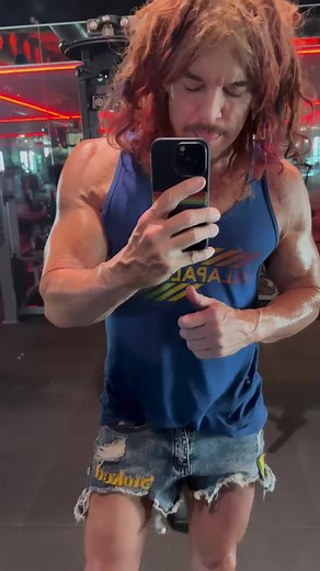 76K views · 328 reactions | Workout is complete!!! And I’m stoked! ❤️… and it was leg day! | Carrot Top | Facebook