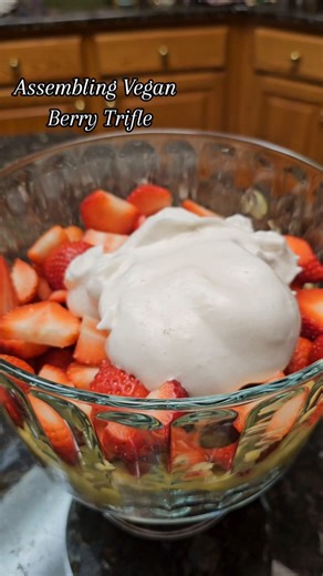 Vegan Berry Trifle for Christmas Dessert....YUM