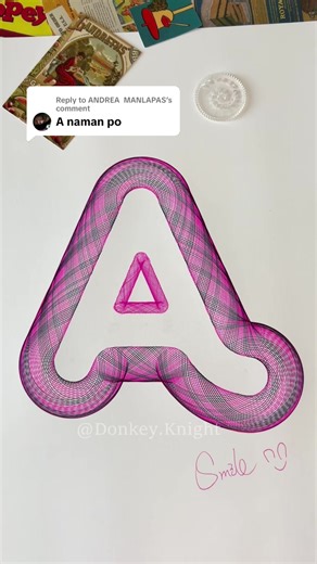 Creating a Spirograph Art Piece with the Letter A