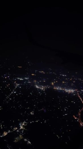 Nothing feels better than flying above the city lights at night 🌙✨
