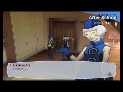 Let's Play Persona 3 (FES) Part 160 - Elizabeth Visits Our Room & Maxing Out Yukari's Social Link