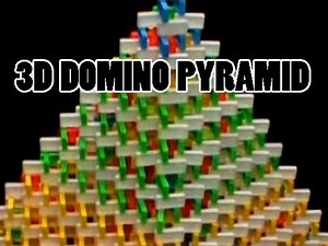HUGE Domino Pyramid (15,022 dominos)