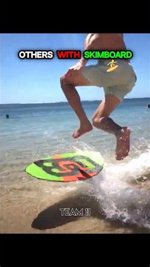 Good skills VS The best of skimboarding