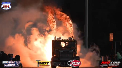 258K views · 7.4K reactions | It was a chilly weekend at US 131 Motorsports Park but that wasn’t anything the Hell Fire Jet Semi couldn’t take care of! It warmed up real quick when the Worlds Fastest Freightliner blasted off and came roaring down the track! | Red Line Motorsports Media | Facebook