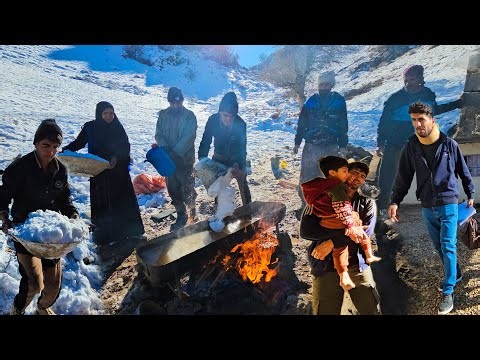 🛖❄️Amir Revives His Snowy Farm: Goat Barn Renovation & Hassan's Return to School