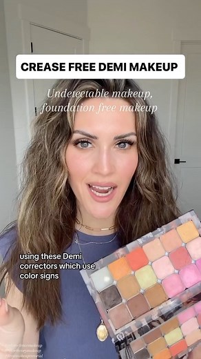 Paige Sevier on Instagram: "DEMI MAKEUP TUTORIAL (foundation free alternative makeup that is undetectable and crease free) SAVE THIS! 4 Steps for Application in Order: Tone the skin Sculpt/Contour Blush Filter under eyes and other distractions (always do this last!) Comment MATCH below to get a demi shade match and be sure to select demi on my form #demitutorial #howtousedemi #makeupthatdoesntbudge #makeupthatdoesntcrease"