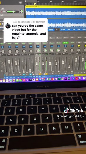 Replying to @ponchoooo14 how to record guitars, requintos. Don't copy my settings. Listen to your tracks. Take out frequencies you don't like and slightly boost some frequencies to get the sound your want #requinto #campirano #corridos