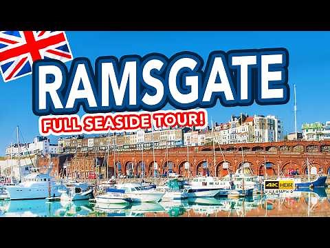 RAMSGATE | The ultimate tour of Ramsgate from town centre to beach | 4K Walking Tour