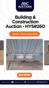 Building & Construction Auction - HYS#260 | SAT 8 NOV > WED 12 NOV 2025 💥Auction Now LIVE on the ABC Auctions App [x] Download the ABC Auctions App Now - https://qrco.de/ABC_Auctions [x] Start Bidding - https://tinyurl.com/4tyah3nf [X] Subscribe to our YouTube Channel for more content - https://youtube.com/@abcauctions7837 📲Contact us today to find out how we can help you sell your vehicles & Goods: Harare: 📞Call: 086 77009 086 📲WhatsApp: https://wa.link/hoz14b 📍ABC Auctions, Hatfield House