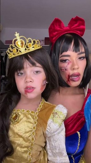 It was soooo fun to do this years halloween look with her ❤️🍎 outfits by novakids x FashionNova