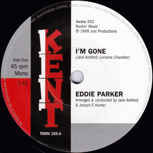Eddie Parker - I'm Gone / Love You Baby