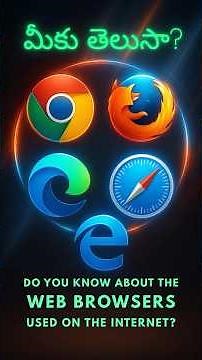 Top Web Browsers and Who Developed Them 🔥 | Tech Shorts