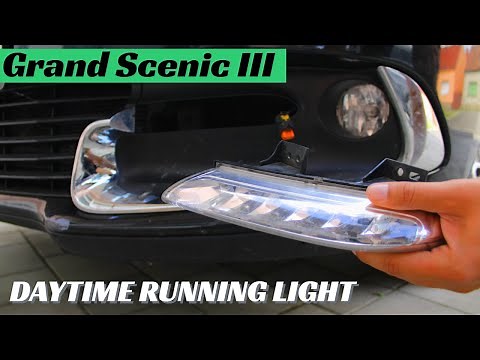 How To Change Daytime Running Lights - RENAULT Scenic 3