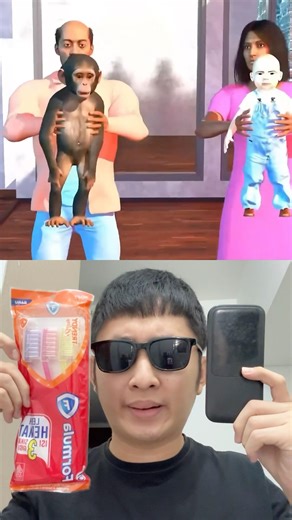 HUMAN BABY TURNS INTO A MONKEY