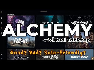 Alchemy VTT: What is it? Is it any Good? Can we use it for SoloRPG Play? (Video barely answers Qs)