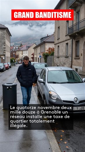 GRENOBLE : L'INCROYABLE ARNAQUE AU MACARON DE STATIONNEMENT SOLIDAIRE Découvrez comment un groupe de jeunes a instauré une fausse taxe de quartier ultra-crédible à Grenoble en 2012. Une méthode astucieuse utilisant des codes QR et une signalétique officielle factice pour extorquer les automobilistes sans aucune violence physique. #grandbanditisme #arnaque #faitsdivers
