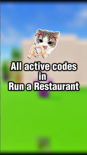 All working codes in Run a Restaurant #roblox #fyp