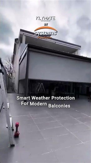 Balcony Weather Screens India | Zip Screens for Rain, Dust & Heat Protection | Klymate - Systems