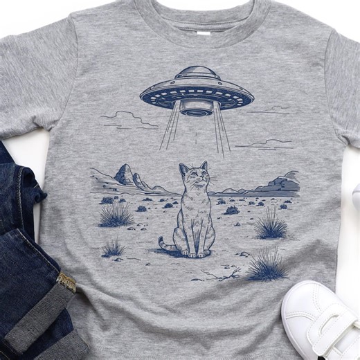 Retro Cowboy Cat UFO T-shirt, Vintage Alien Abduction Western Graphic Tee, Desert Horse Rider Shirt, Funny Y2K Space Cowboy Unisex Gift - Etsy