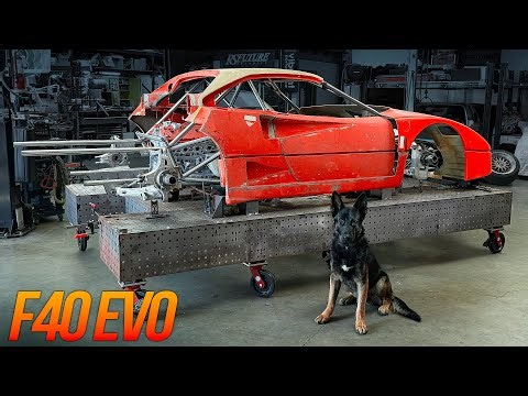 Modern Ferrari Suspension on my V12 F40?! DONE! // F40 EVO