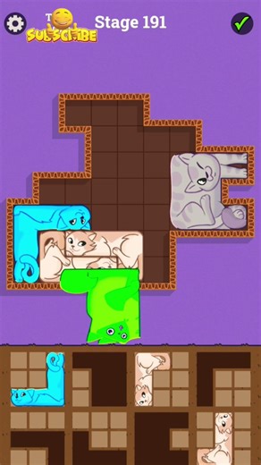Puzzle Cats Level {{206}} | Can You Solve It? 🐱🧩 #Shorts