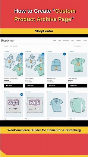 How to Create a Custom Product Archive Page Template on WooCommerce Store #woocommerce #wordpress