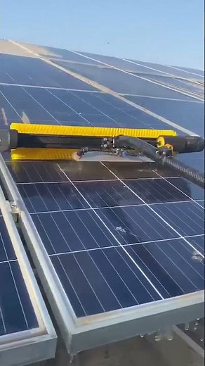 PV cleaning robot cleaning robot for solar panel Solar panel cleaning brush supplier