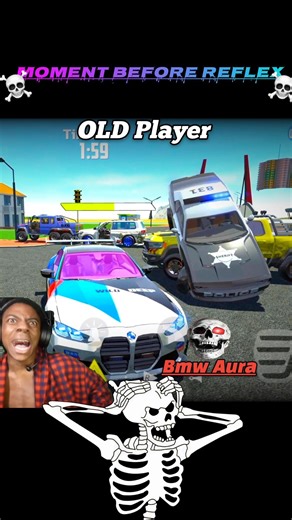 Police Chase😵OLD Vs New💀Car Simulator2 #mixtape #bmw #shorts #carsimulator #trollface #mercedes #car