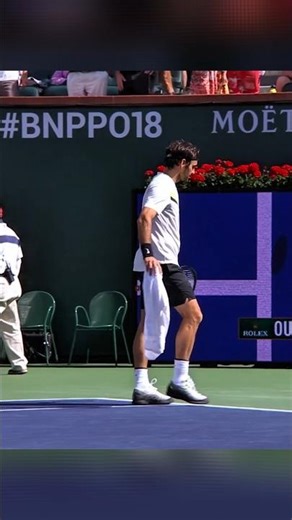 Why Roger Federer got ANGRY against the umpire? 😳 #tennis #sports