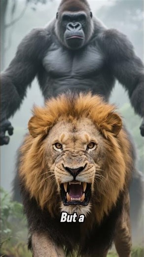 👉 Lion vs Gorilla — The Fight No One Wants To See