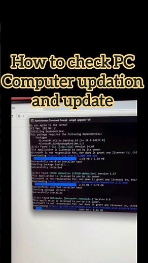 How to check PC/Computer updation and update #computereducation #pcupdates