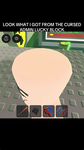 Cursed Admin Lucky Block in Roblox